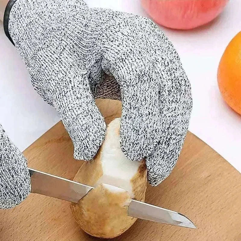 Level 5 HPPE Anti-Cut Gloves for Kitchen, Garden & Work-S