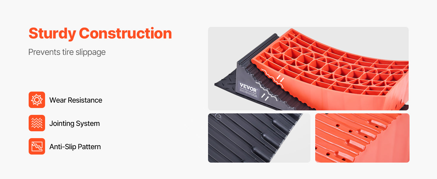 RV Camper Levelers Kit with Anti-Slip Mats, Bag & Level Tool