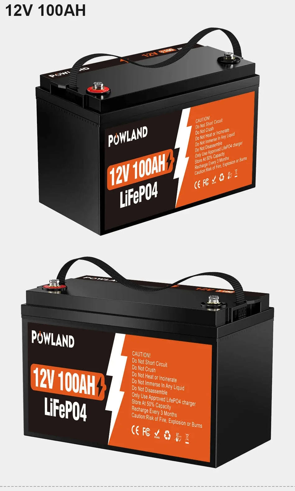 LiFePO4 Battery 12.8V or 25.6V 100Ah or 300Ah-PL-12V-100AH / Poland