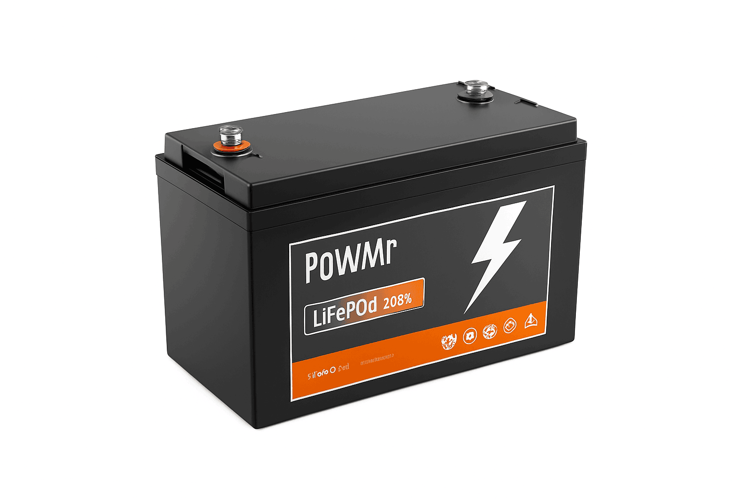 LiFePO4 Battery Pack 12V 24V 100Ah-300Ah-POW-200AH-12.8V / Germany