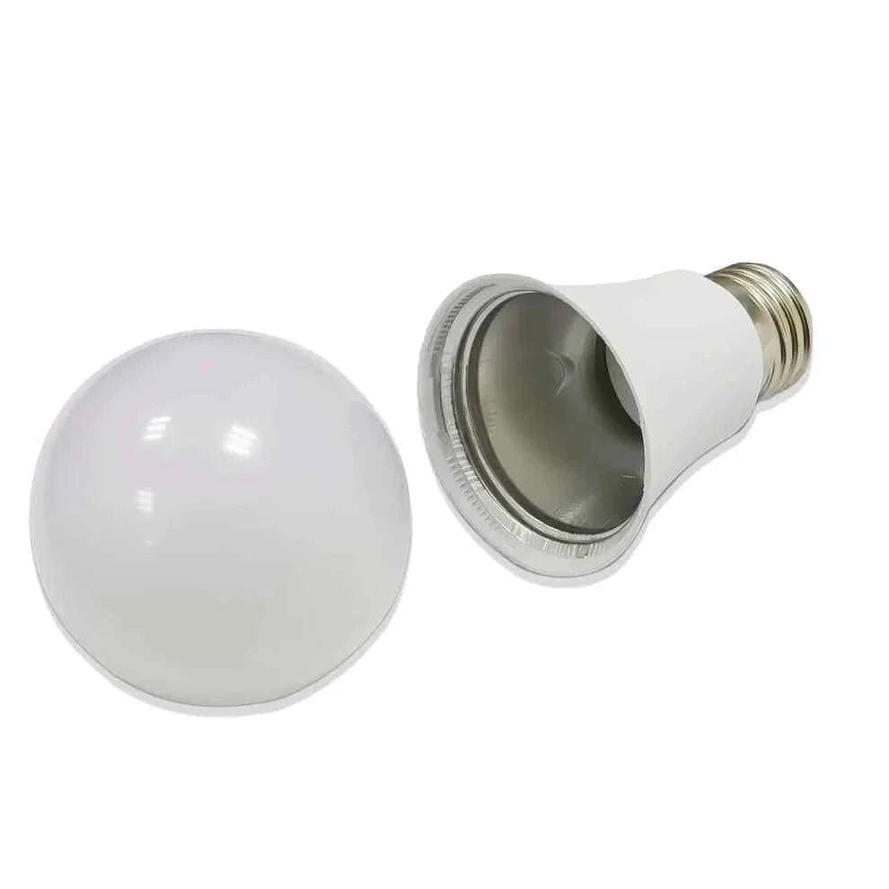 Light Bulb Hidden Storage Compartment Safe Container-White