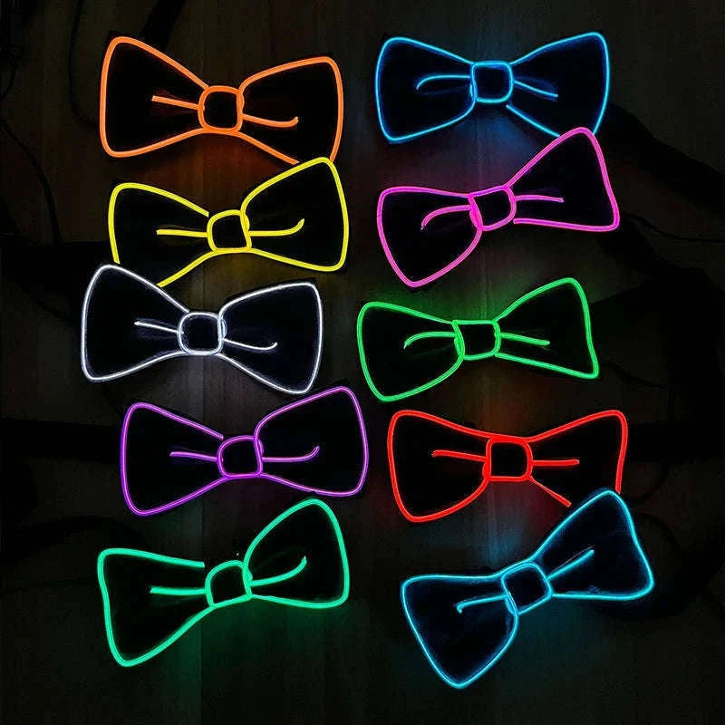 Light Up LED Glow Sunglasses for Parties and Raves-Blue 1