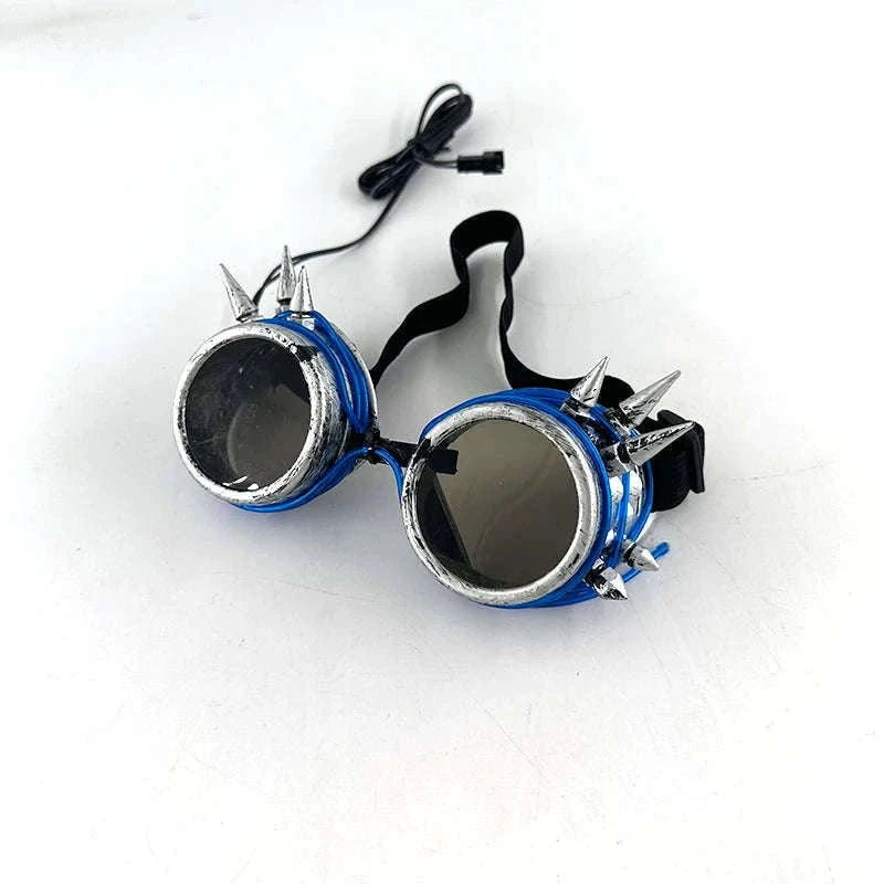 Light Up LED Glow Sunglasses for Parties and Raves-Blue 1