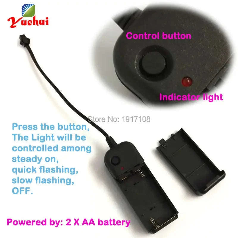 Light Up LED Glow Sunglasses for Parties & Raves-Blue 1