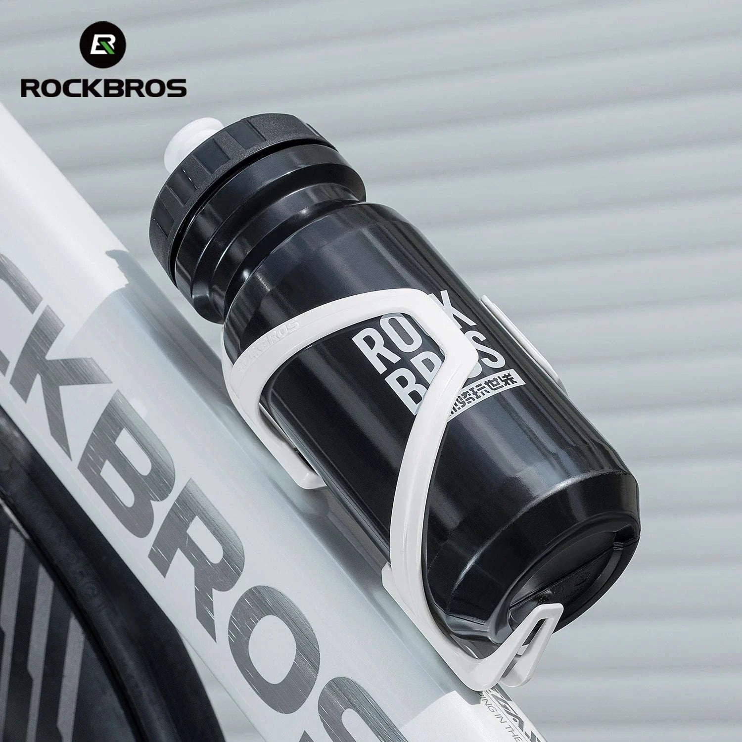 Lightweight Bike Water Bottle Cage – Secure Under 75g Holder-C with 600ml bottle