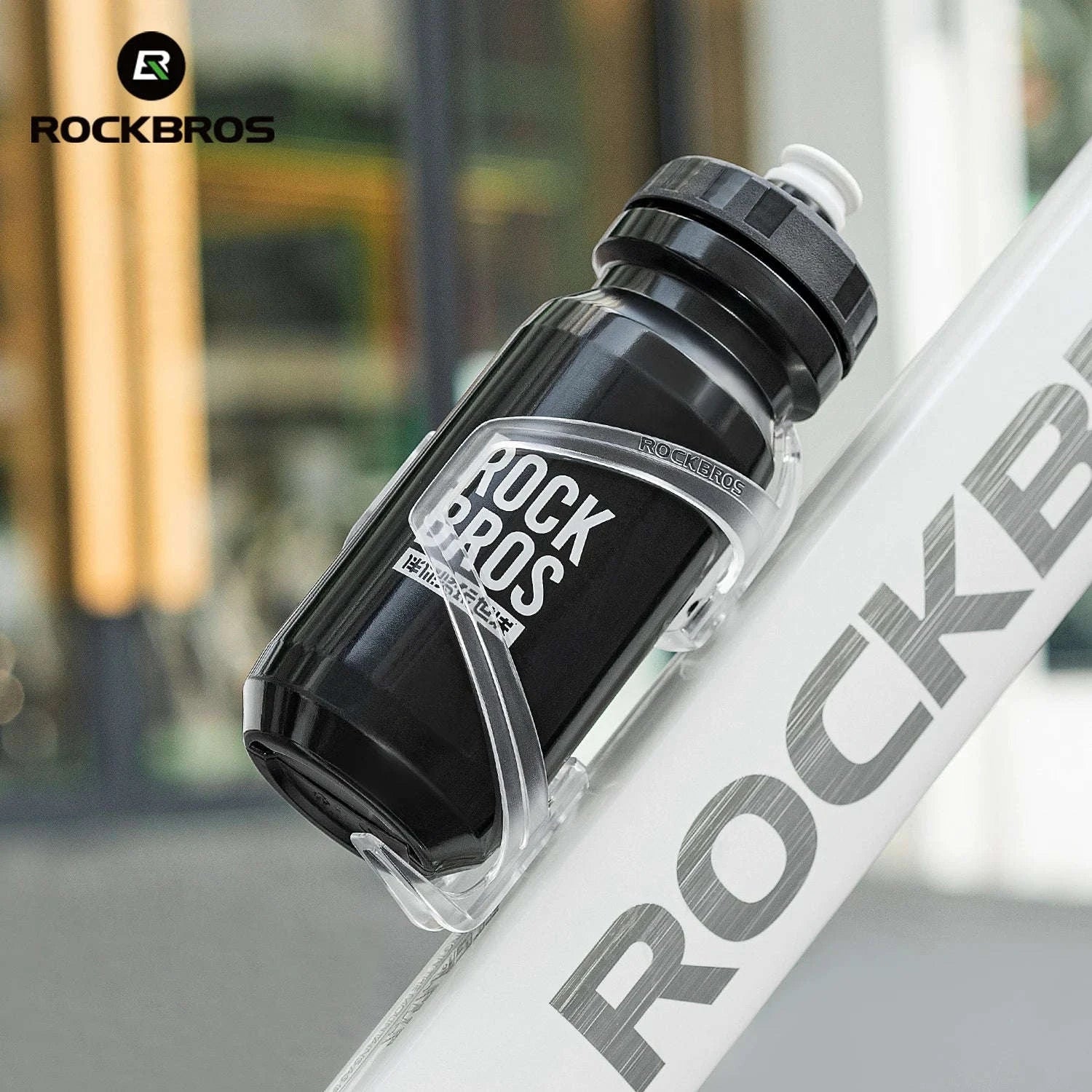 Lightweight Bike Water Bottle Cage – Secure Under 75g Holder-C with 600ml bottle