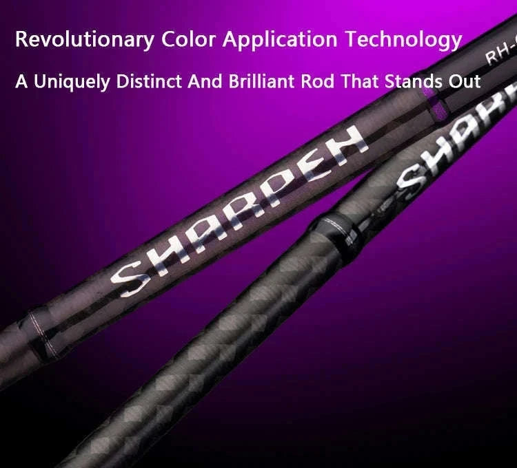 Lightweight Carbon Spinning & Casting Fishing Rod Fast Action Bass Pike-RH-S922M-MF