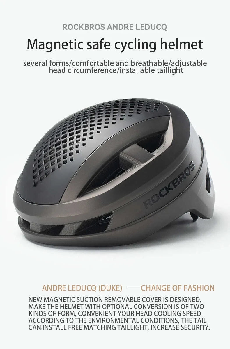 Lightweight Cycling Helmet with Magnetic Cover and 16–20 Vents-10110018001 / 57-61cm