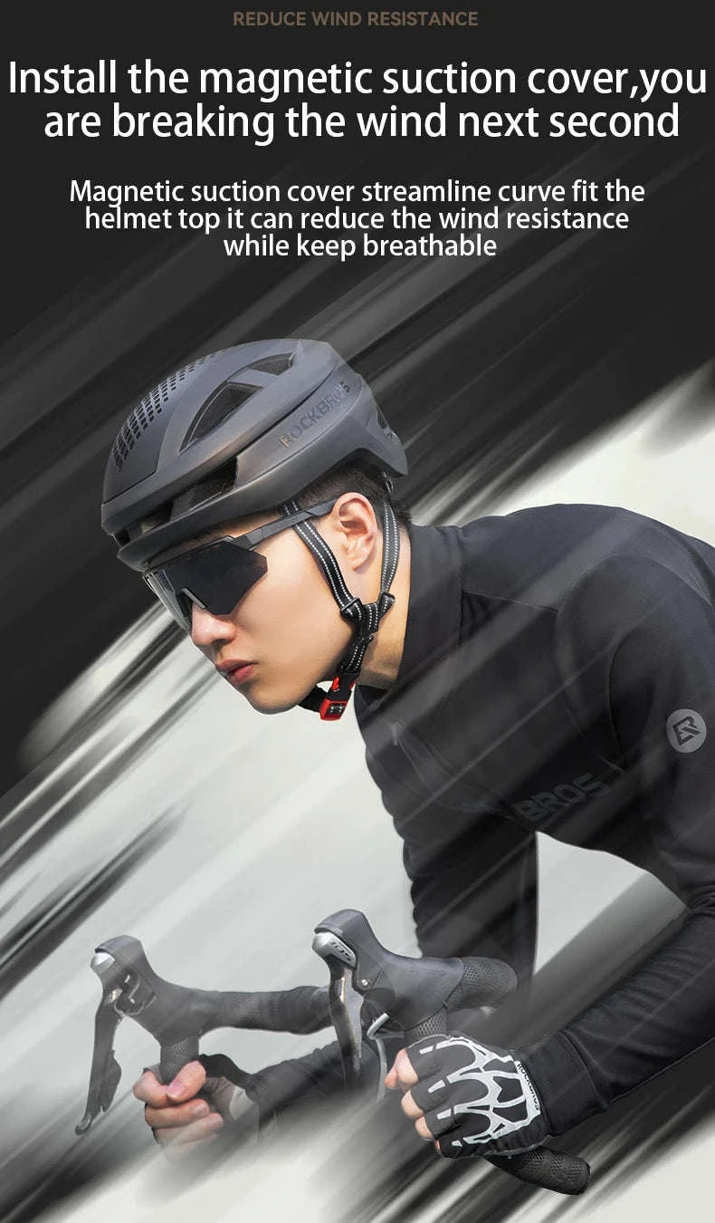 Lightweight Cycling Helmet with Magnetic Cover and 16–20 Vents-10110018001 / 57-61cm