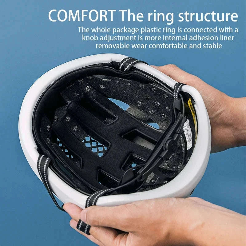 Lightweight Cycling Helmet with Magnetic Cover and 16–20 Vents-10110018001 / 57-61cm