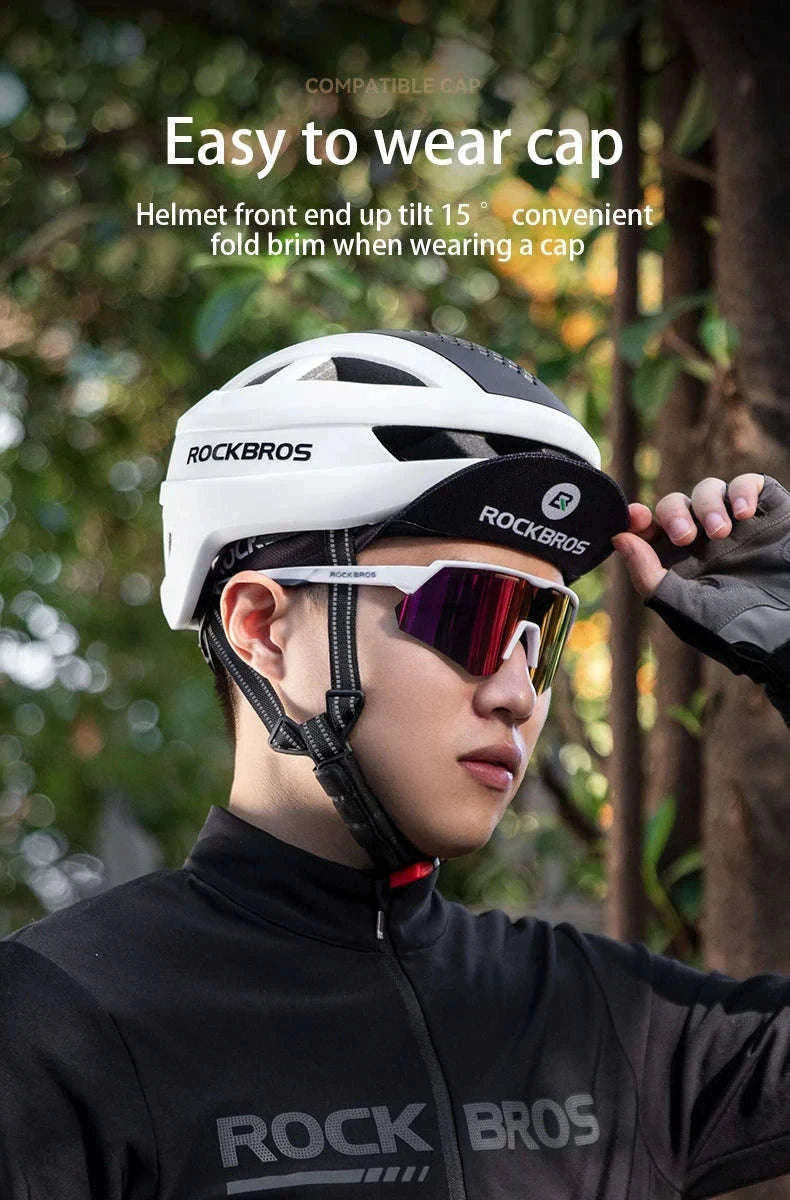 Lightweight Cycling Helmet with Magnetic Cover and 16–20 Vents-10110018001 / 57-61cm