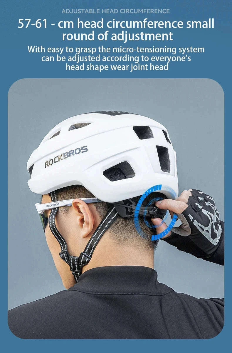 Lightweight Cycling Helmet with Magnetic Cover and 16–20 Vents-10110018001 / 57-61cm