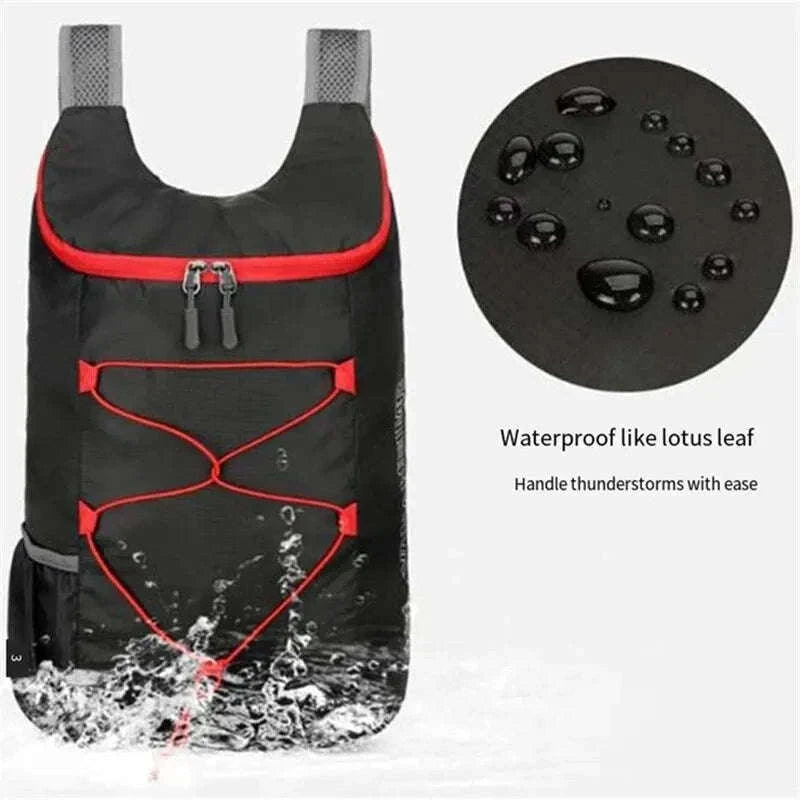Lightweight Foldable 20L Waterproof Backpack for Travel & Hiking-Dark Blue