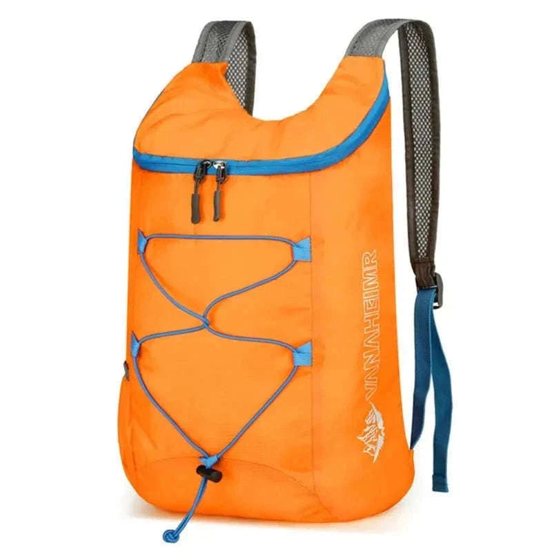 Lightweight Foldable 20L Waterproof Backpack for Travel & Hiking-Dark Blue