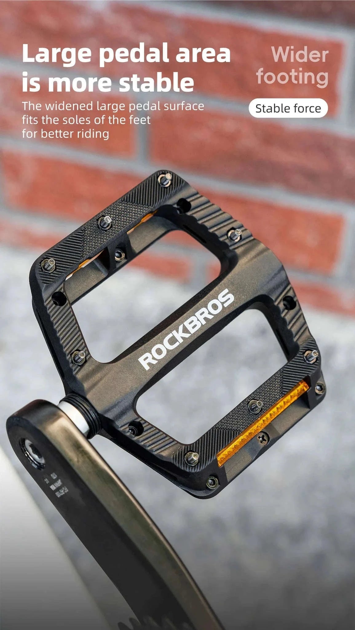 Lightweight Non-Slip Bike Pedals with Sealed Bearings for All Bikes-BP2501-4