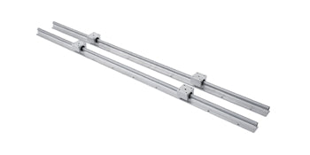 SBR12 lineaire railset 1000mm met 4 lagerblokken voor CNC