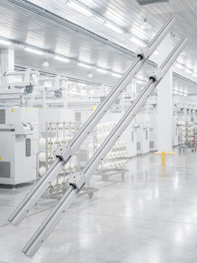 SBR12 lineaire railset 1000mm met 4 lagerblokken voor CNC