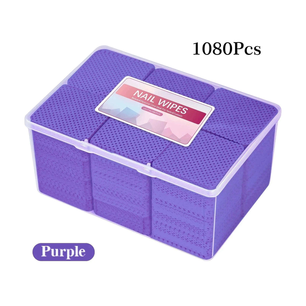 Lint-Free Nail Wipes 200PCS for Clean Gel and Polish Finish-White-200pcs