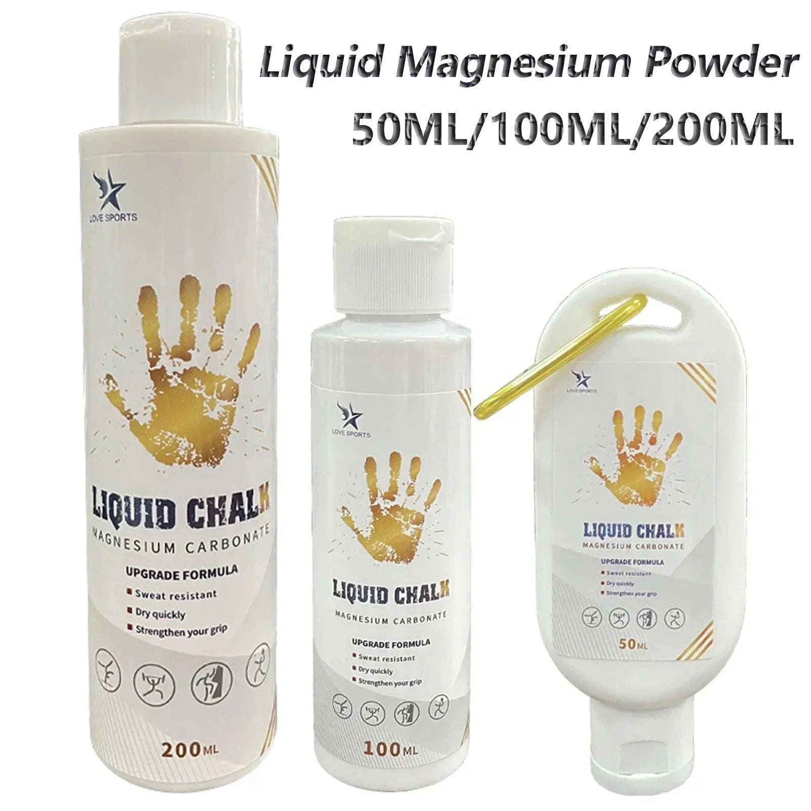 Liquid Chalk for Weightlifting, Climbing & Gym Training-A / China Mainland