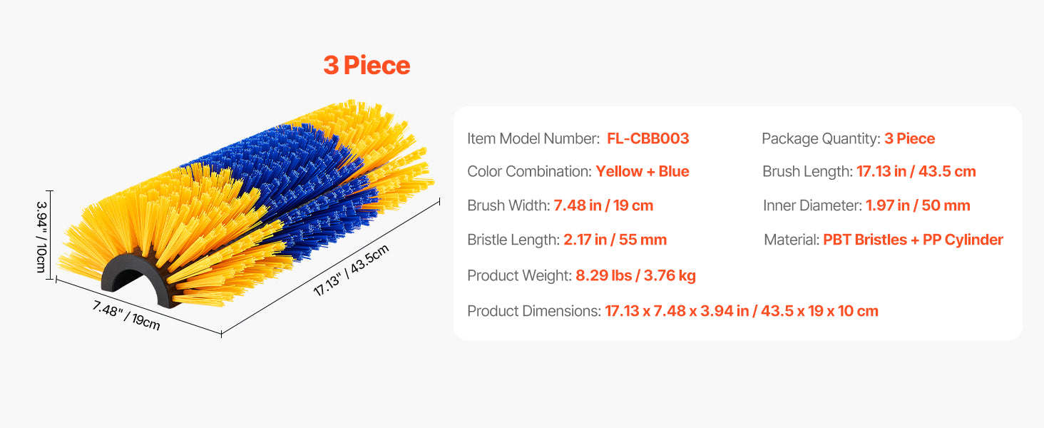 Livestock Scratching Brush for Horses and Cattle-Large 4 Pieces / United States