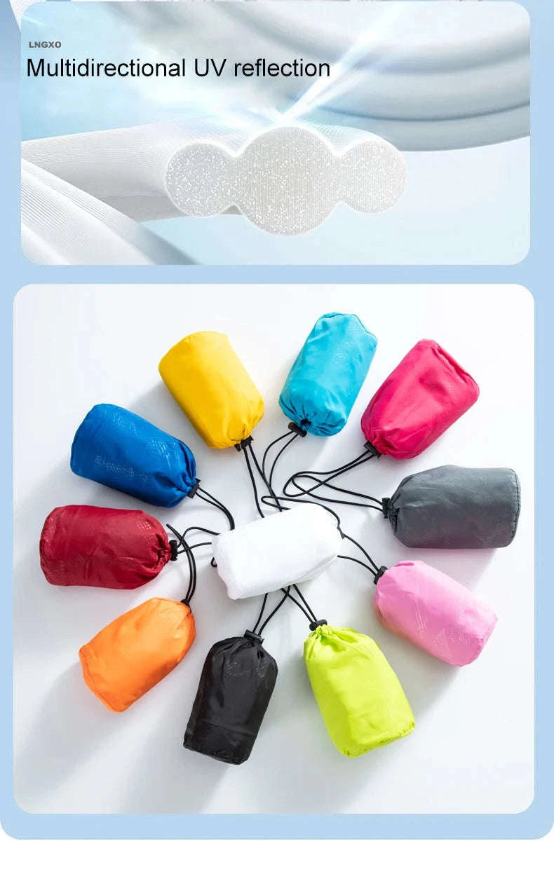 LNGXO Waterproof Hiking Jacket-Unisex Sky Blue / M