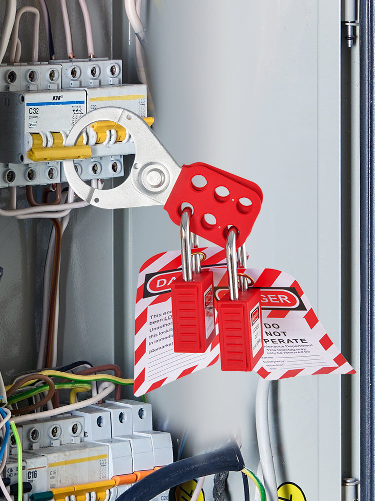 Lockout Tagout Kit Set with Padlocks, Hasps & Station (26–58 PCS)