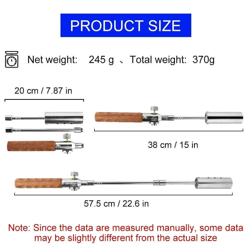 Long Handle Detachable Stainless Steel Camping Torch-WSPQ-004