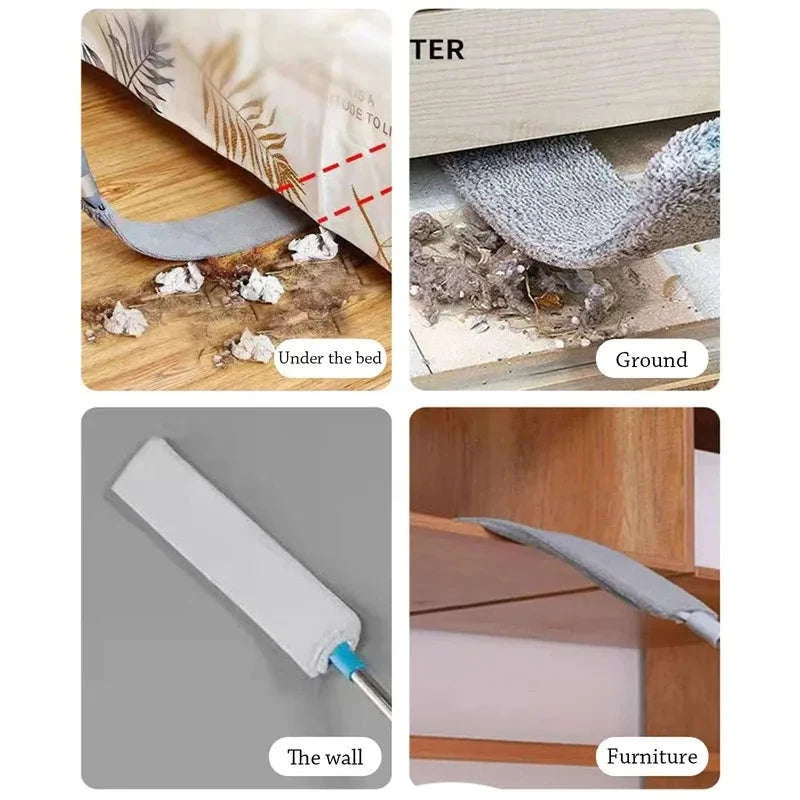 Long Handle Dust Mop Floor & Ceiling Cleaner-Mop with 2pcs cloth