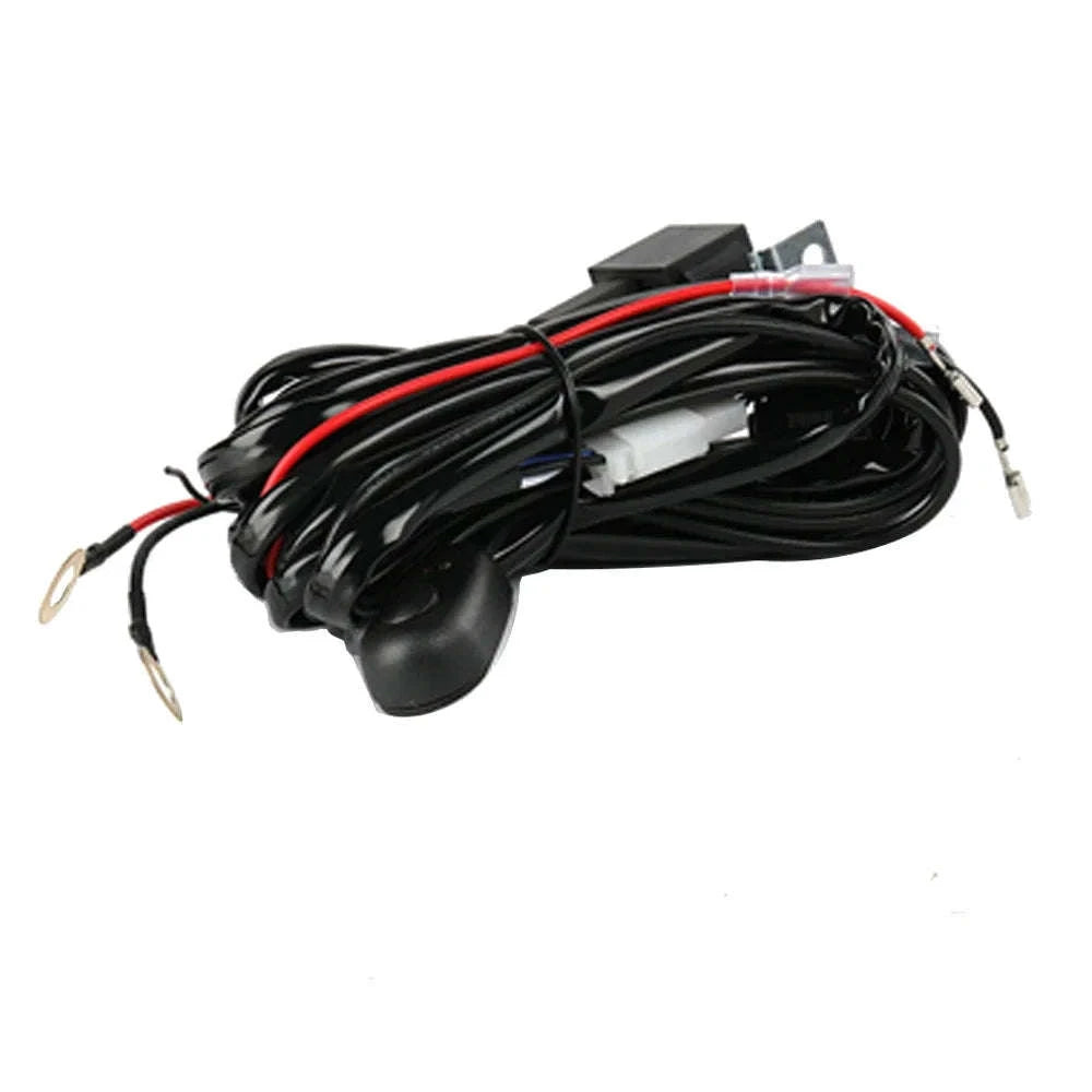 Long Range LED Work Light Bar 12-24V Amber Combo Beam-2 in 1 Wiring