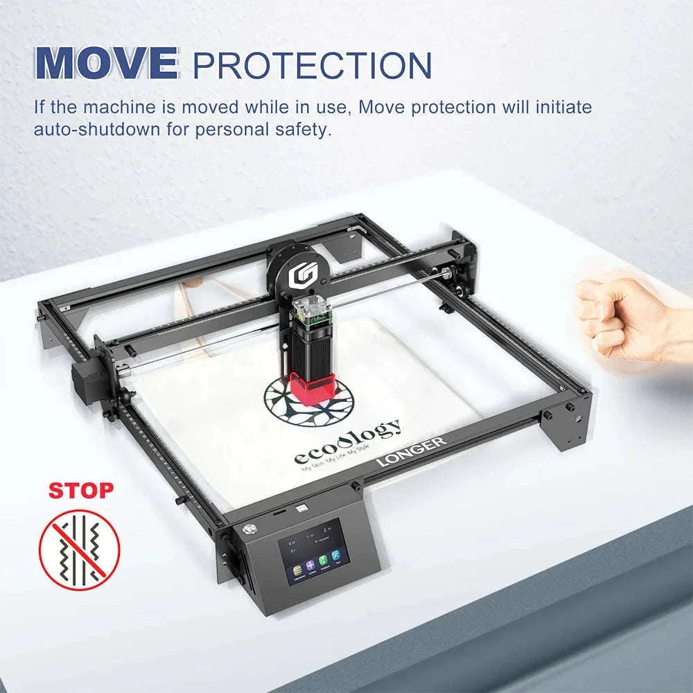 LONGER RAY5 10W Laser Engraver, 0.06mm Precision Spot-RAY5 10W / GERMANY