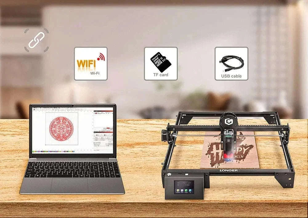 LONGER RAY5 10W Laser Engraver, 0.06mm Precision Spot-RAY5 10W / GERMANY