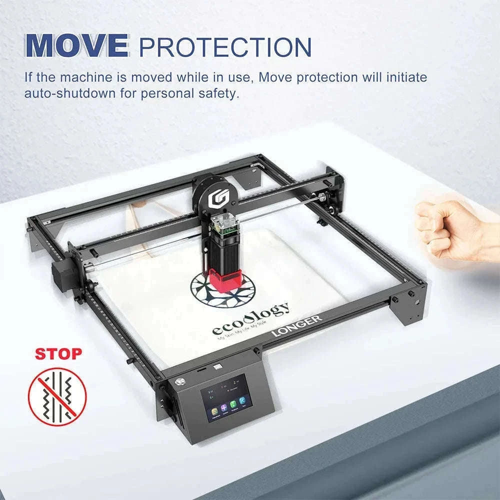 LONGER RAY5 10W Laser Engraver, 0.06mm Precision Spot-RAY5 10W / GERMANY
