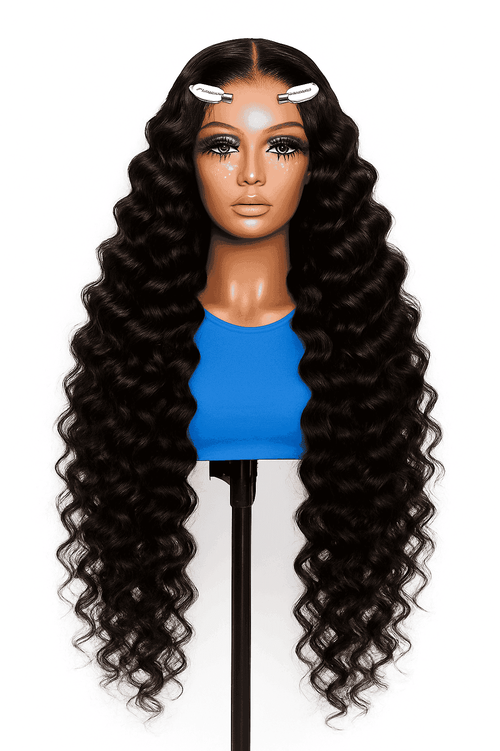 Loose Deep Wave HD Lace Frontal Human Hair Wig-13x6 HD Lace Wig / 220 Density / france|40inches