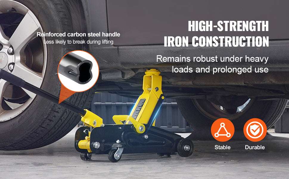 Low Profile 2 Ton Hydraulic Floor Jack for Cars and SUVs-2T / spain