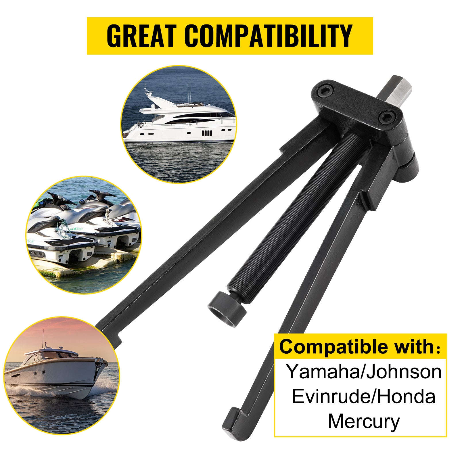 Lower Bearing Carrier Puller for Marine Outboards-21.8 x 3.2 in / United States