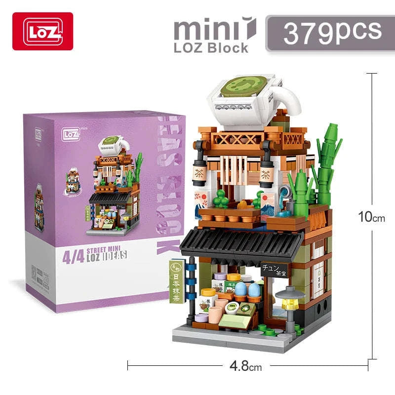 LOZ Mini Street View Building Blocks – Japanese Shop Series-With box