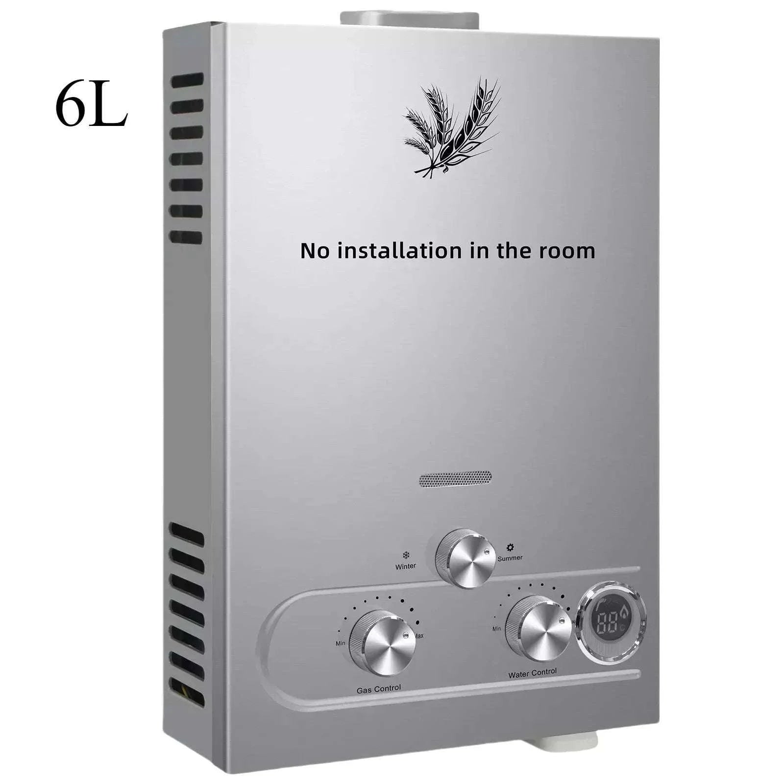 LPG Tankless Gas Water Heater 6L–18L Instant Outdoor Shower-12KW 6L / United States