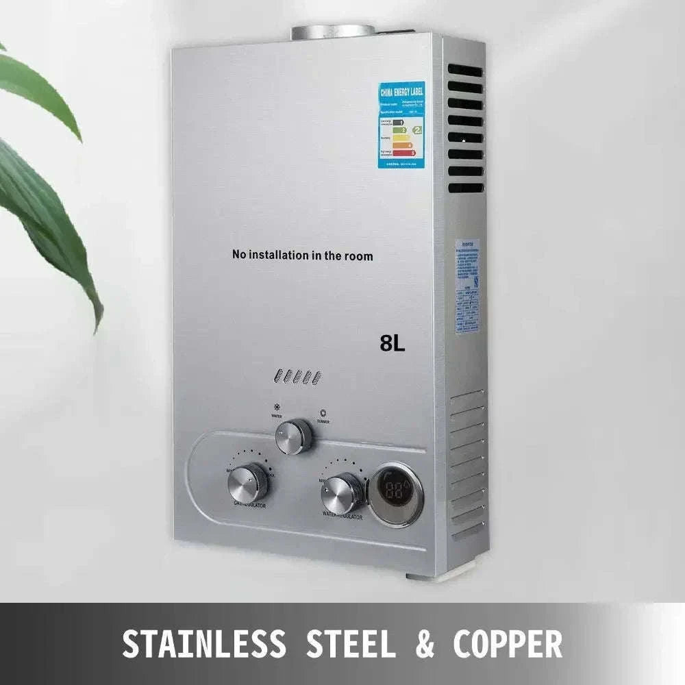 LPG Tankless Water Heater Portable Instant Gas Shower 6L–18L-10L 20KW / CZECH REPUBLIC