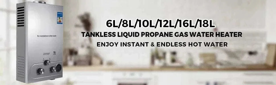 LPG Tankless Water Heater Portable Instant Gas Shower 6L–18L-10L 20KW / CZECH REPUBLIC