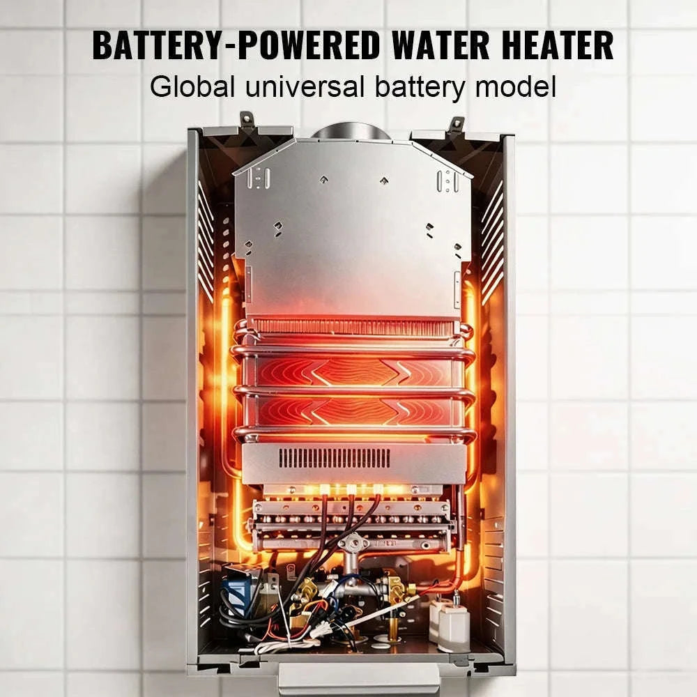 LPG Tankless Water Heater Portable Instant Gas Shower 6L–18L-10L 20KW / CZECH REPUBLIC