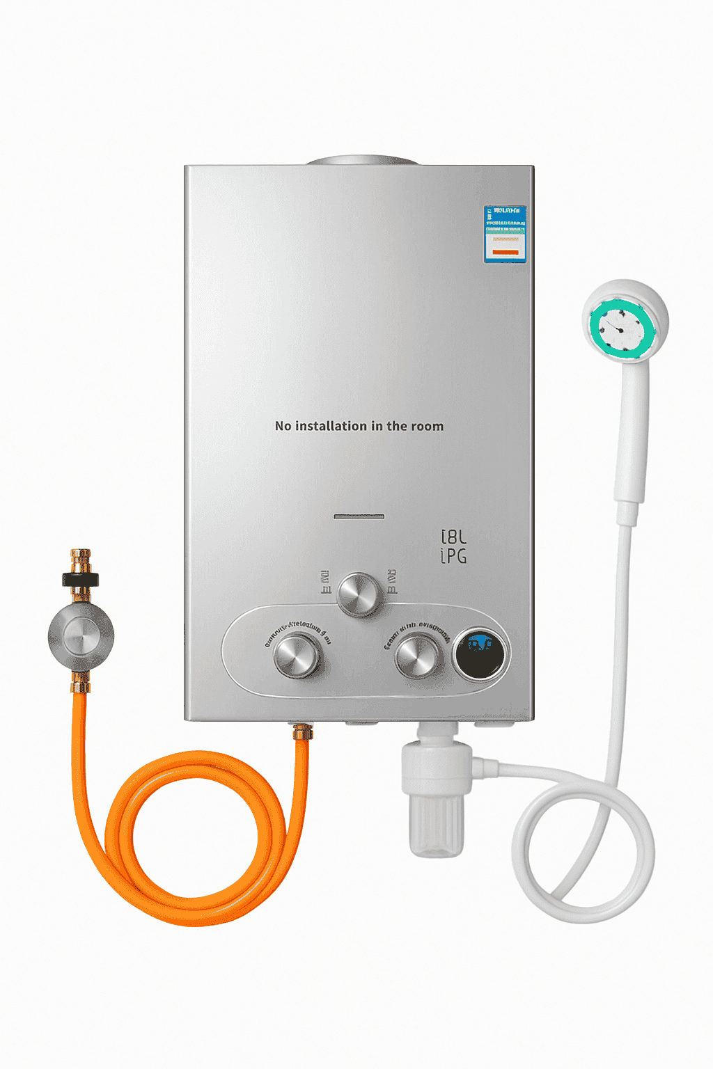 LPG Tankless Water Heater Portable Instant Gas Shower 6L–18L-10L 20KW / CZECH REPUBLIC