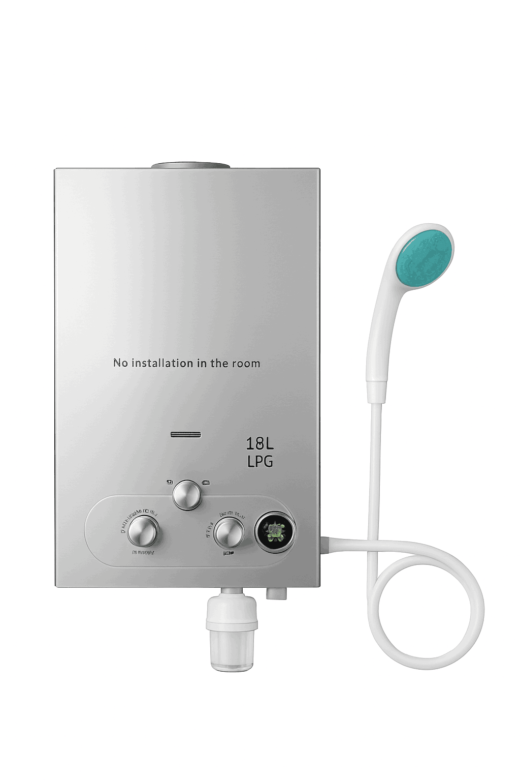 LPG Tankless Water Heater with LED Display – 6L to 18L Options-12L 24KW / Russian Federation