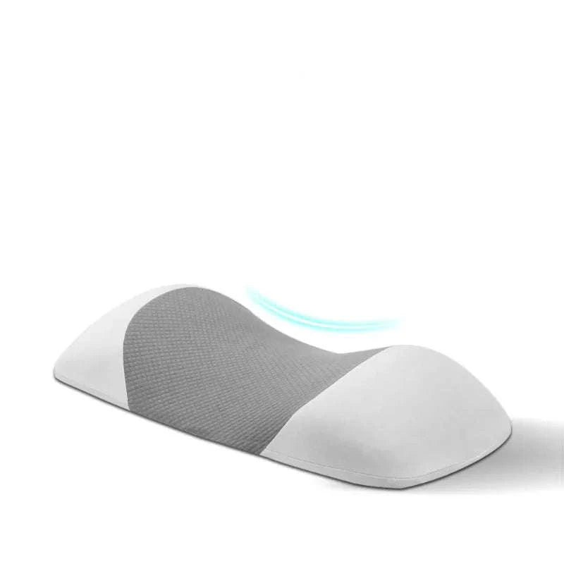 Lumbar Support Pillow – Ergonomic Memory Foam Cushion for Back Comfort-Gray / 55X26X11CM