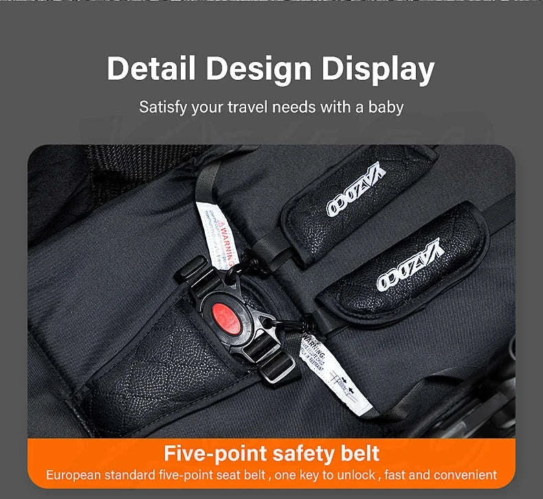 Luxury 3‑in‑1 Baby Stroller High‑Landscape Travel System-H530 Grey