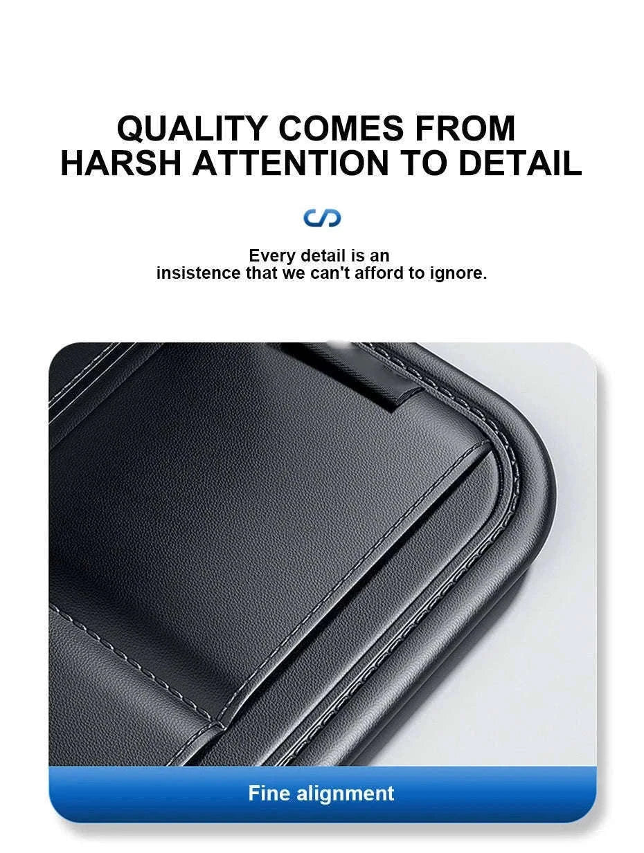 Luxury Car Sun Visor Organizer Multi-Pocket Storage Bag-1pc