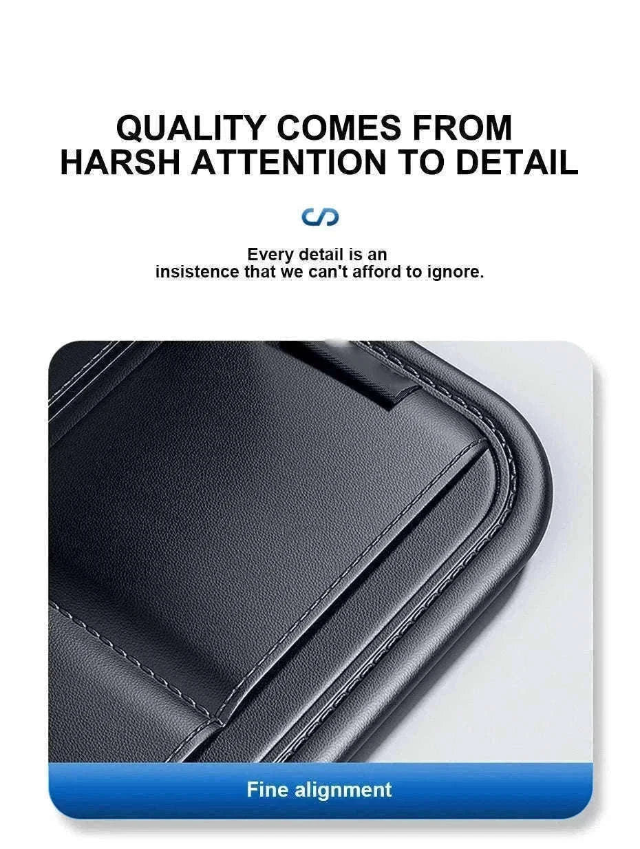 Luxury Car Sun Visor Organizer Multi-Pocket Storage Bag-1pc