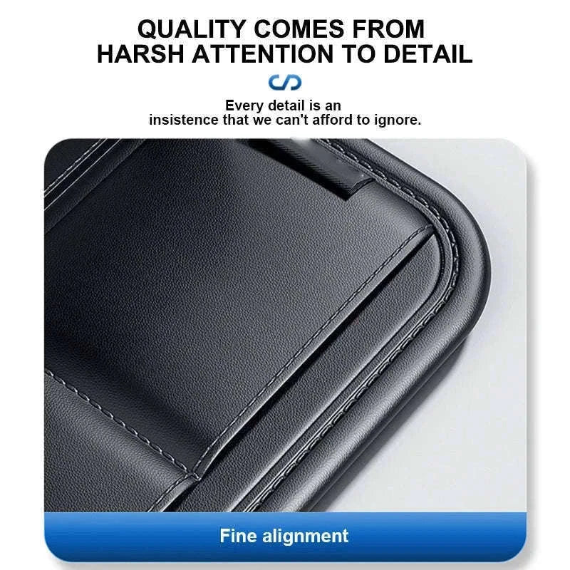 Luxury Car Sun Visor Organizer Multi-Pocket Storage Bag-1pc