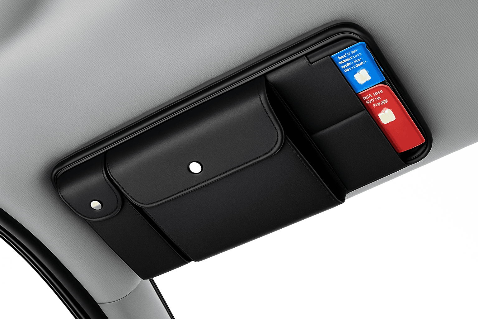 Luxury Car Sun Visor Organizer Multi-Pocket Storage Bag-1pc