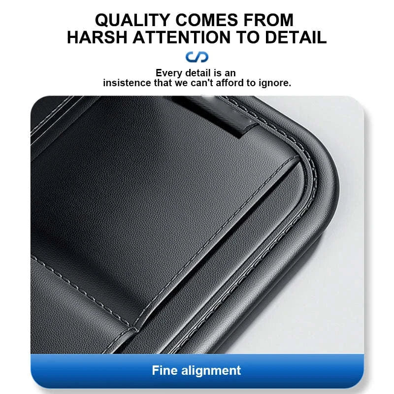Luxury Car Sun Visor Organizer Multi-Pocket Storage Bag-1pc