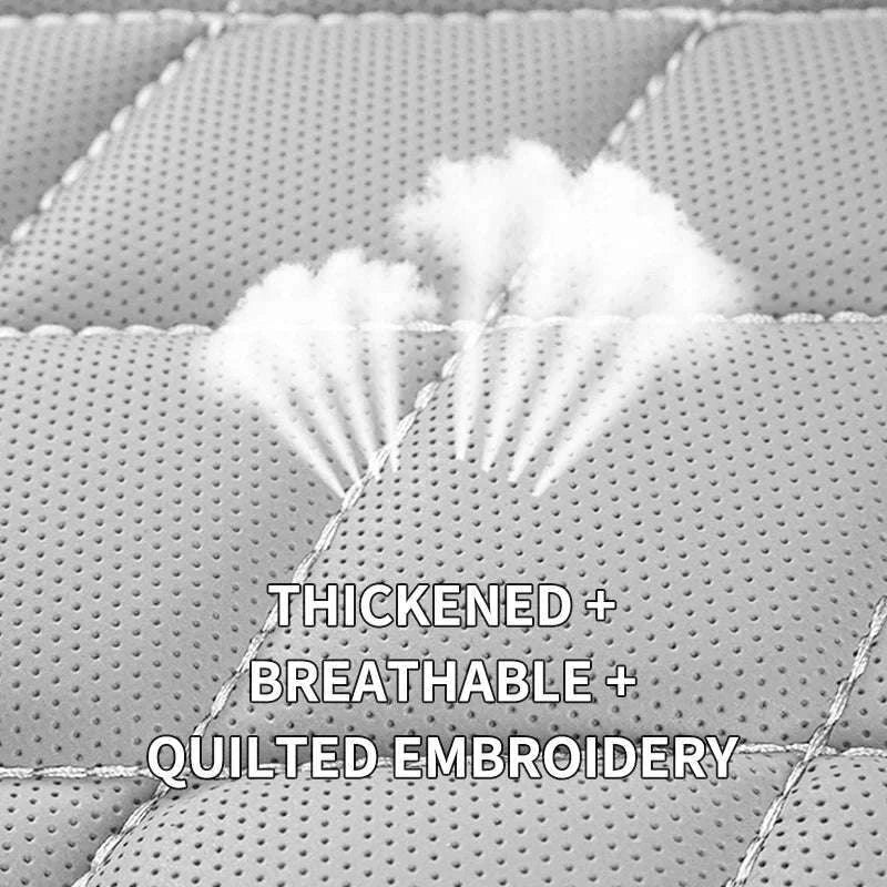 Luxury Full-Wrapped Car Seat Cover-gray rear x1
